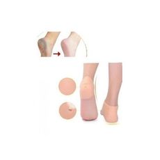 Protection Silicone Talon Chaussettes avec des trous d'air/ Soulagement de La Douleur Fissuré Pied/ Soins/Massage au meilleur prix au Maroc