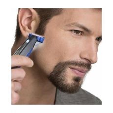 Rasoir All-in-One de précision avec lame bifacciale en acier inoxydable remplaçable et éclairage à LED intégrée au meilleur prix au Maroc