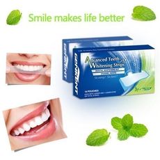 Whitening Strips Bandes De Blanchiment - Obtenez un Résultat de Professionnel, Sans Payer de Traitement Blanchissant Professionnel au meilleur prix au Maroc