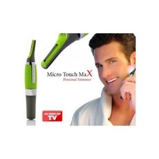Mini portable Tondeuse Micro Touch Max Nez Oreille Sourcil avec Eclairage Intégré au meilleur prix au Maroc