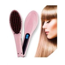 Brosse lissante Magique électrique - Rose au meilleur prix au Maroc