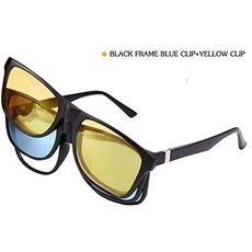 Magic Vision MK Aimant à changement rapide polarisé 3-en-1 pour lunettes de soleil unisexe (G461 - Multicolore) au meilleur prix au Maroc