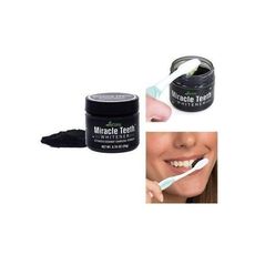 Original MIRACLE TEETH: Blanchissant dents charbon actif en poudre biologique au meilleur prix au Maroc