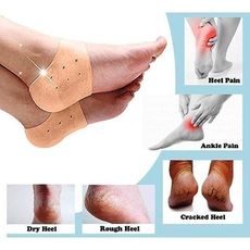 Silicone de talon Anti-fissures pour traiter et  Soulager les douleurs au talon des pieds-Réutilisable au meilleur prix au Maroc
