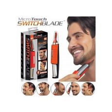 Switch Blade Multifonction -Tout en 1 - Du micro au Rasage complet- Tondeuse- Rasoir- Finition Nez Oreille Sourcil au meilleur prix au Maroc
