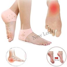 Silicone de talon Anti-fissures pour traiter et  Soulager les douleurs au talon des pieds-Réutilisable au meilleur prix au Maroc