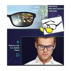 Magic Vision MK Aimant à changement rapide polarisé 3-en-1 pour lunettes de soleil unisexe ( Multicolore) au meilleur prix au Maroc
