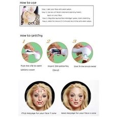 Brosse Nettoyage et massage Pour Visage 5 en 1 au meilleur prix au Maroc