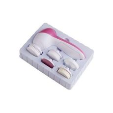 Pack Brosse cheveux lissante électrique + Brosse de nettoyage pour visage 5 en 1 au meilleur prix au Maroc