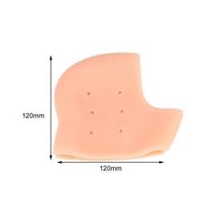 2 pcs Confortable Gel Silicone Pied Cassé Talon Peau Hydratant Chaussettes Protecteur Lavable Non-toxique 2018 Nouveau au meilleur prix au Maroc