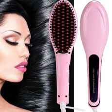 Pack Brosse cheveux lissante électrique + Brosse de nettoyage pour visage 5 en 1 au meilleur prix au Maroc