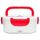 ELECTRIC LUNCHBOX-Boîte à repas électrique et chauffe-plats rouge au meilleur prix au Maroc