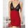 Laly bianca Chemise De Nuit - Rouge au meilleur prix au Maroc
