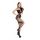Bodystocking Noir Femmes Creux Sexy Lingerie Chemises de Nuit Siamois Bas Dentelle au meilleur prix au Maroc