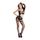 Bodystocking Noir Femmes Creux Sexy Lingerie Chemises de Nuit Siamois Bas Dentelle au meilleur prix au Maroc