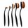Pack 5 Pinceaux Brosse A Dents Maquillage Pinceaux Professionnel Ovale au meilleur prix au Maroc