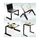 Table-Mate pliable multifonctions T8 avec Deux ventilateurs de refroidissement- Pour ordinateur portable et autre au meilleur prix au Maroc