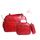 Pack My Baby : Sac à langer en Cuir 4 pièces - Rouge au meilleur prix au Maroc