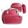 Pack My Baby : Sac à langer en Cuir 4 pièces - Rose au meilleur prix au Maroc