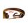 Bracelet Ancre Marine BRONZE Sur Cuir MARRON (Réglable) au meilleur prix au Maroc