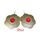 Boucles D’oreilles - BRONZE et ROUGE au meilleur prix au Maroc