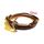 Bracelet Ancre Marine Vikings Cuir Naturelle MARRON au meilleur prix au Maroc