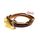 Bracelet Ancre Marine Vikings Cuir Naturelle MARRON au meilleur prix au Maroc