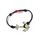 Bracelet Fil Noir Réglable Avec Pendentif Ancre Marine Kiel James Patrick - Unisex au meilleur prix au Maroc