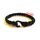 Bracelet En Cuir Noir Avec Fermoir Noir - Unisex au meilleur prix au Maroc