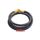 Bracelet Snak Unisex En Cuir Noir Fermoir Snak DORE au meilleur prix au Maroc