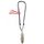 Collier Fil Noir Réglable Avec Pendentif Plume - Unisex au meilleur prix au Maroc