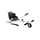 Kart Blanc - HoverKart ajustable pour hoverboard 6,5" 8" et 10" au meilleur prix au Maroc