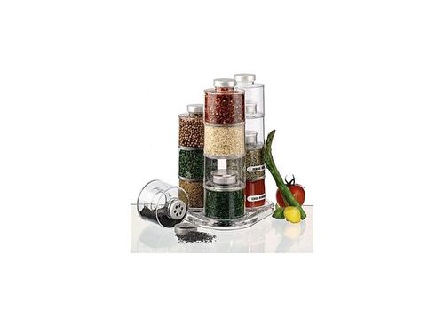 Set de 12 bouteille Carrousel à tour d'épices au meilleur prix au Maroc