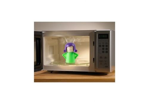 Nettoyeur à vapeur de Micro-ondes Angry Mama-vert au meilleur prix au Maroc