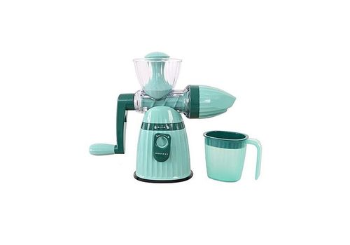 Centrifugeuse manuelle à manivelle 2 en1 parfaite pour le jus de fruits et légumes au meilleur prix au Maroc