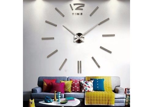 3D Horloge Murale Design Original Silver Max 3 DIY au meilleur prix au Maroc