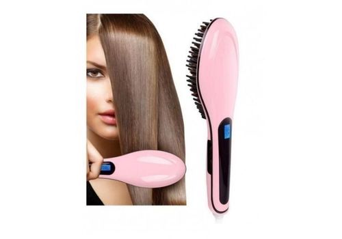 Brosse lissante chauffante électrique Fast Hair au meilleur prix au Maroc