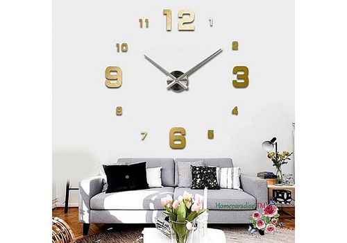 Horloge Murale Design 3D grand taille au meilleur prix au Maroc