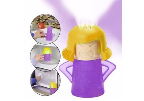 Nettoie micro-ondes ANGRY MAMA nettoyeur à vapeur rapide et facile sans produit chimique au meilleur prix au Maroc