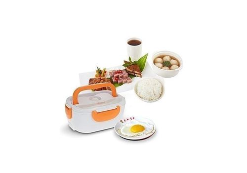 BOITE CHAUFFANTE LUNCH BOX BOÎTE À DÉJEUNER ELECTRIQUE BOITIER EN PLASTIQUE ORANGE au meilleur prix au Maroc