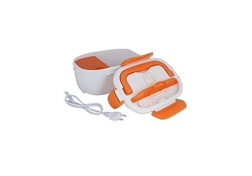 BOITE CHAUFFANTE LUNCH BOX BOÎTE À DÉJEUNER ELECTRIQUE BOITIER EN PLASTIQUE ORANGE au meilleur prix au Maroc