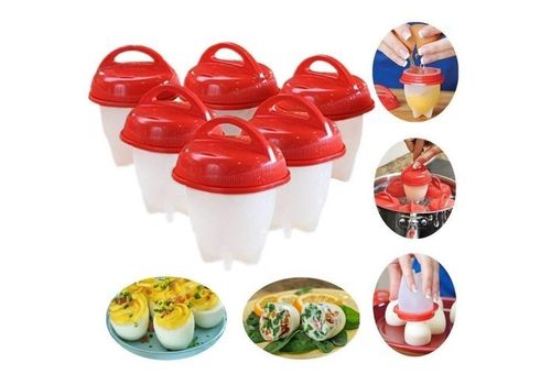Goblets de cuisson oeufs coquilles oeufs silicone SILICONE EGG BOIL au meilleur prix au Maroc