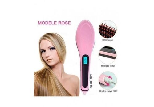 Brosse cheveux Lissante Electrique Magique - FAST HAIR au meilleur prix au Maroc
