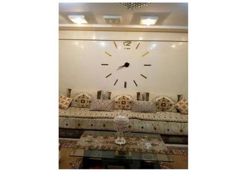 Horloge Murale Design 3D 1,20m - Doré au meilleur prix au Maroc