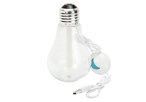 Portable LED Bulb Humidifier Colorful Lights USB Diffuser Air Purifier Xmas au meilleur prix au Maroc