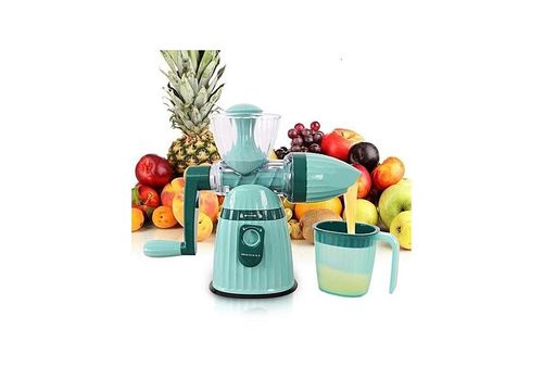 Centrifugeuse manuelle à manivelle 2 en1 parfaite pour le jus de fruits et légumes au meilleur prix au Maroc