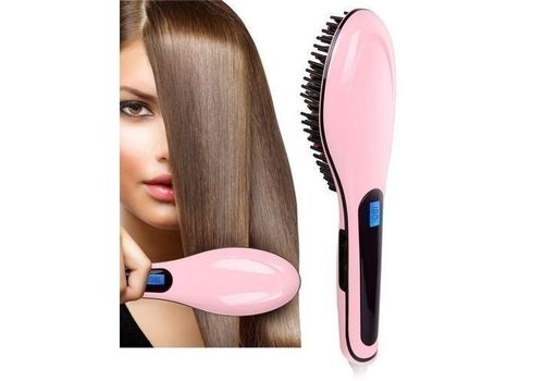 Brosse lissante électrique - Cheveux Doux et Lisse au meilleur prix au Maroc