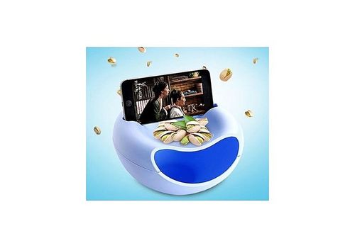Bol melon de rangement multifonctionnel  avec emplacement  pour téléphone - Bleu au meilleur prix au Maroc