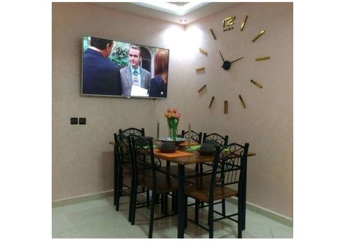 Horloge Murale Design 3D 1,20m - Doré au meilleur prix au Maroc