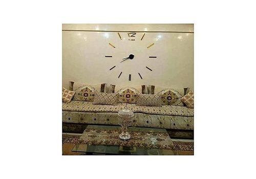 Horloge Murale 3D 60 cm  - Doré au meilleur prix au Maroc